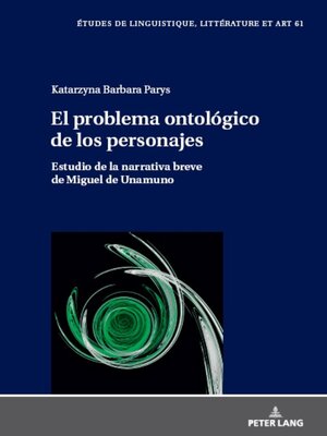 cover image of El problema ontológico de los personajes